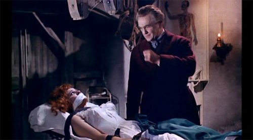 Herbert A.E. Böhme and Liana Orfei in Mill of the Stone Women (1960)