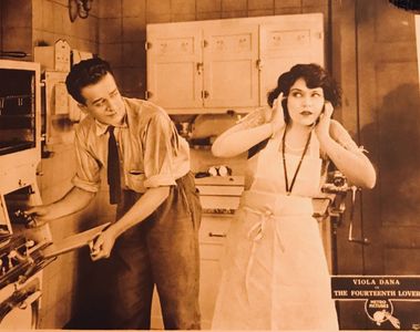 Viola Dana and Jack Mulhall in Fourteenth Lover (1922)