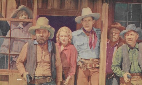 Ernie Adams, Earl Dwire, Chick Hannan, Hal Price, Jack Randall, and Lois Wilde in Danger Valley (1937)