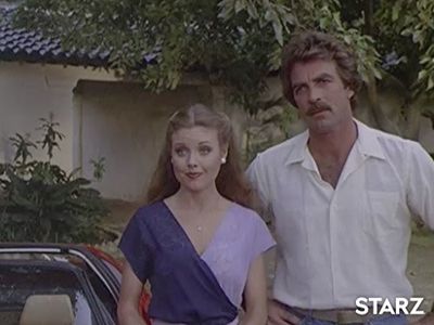 Tom Selleck and Rebecca Holden in Magnum, P.I. (1980)