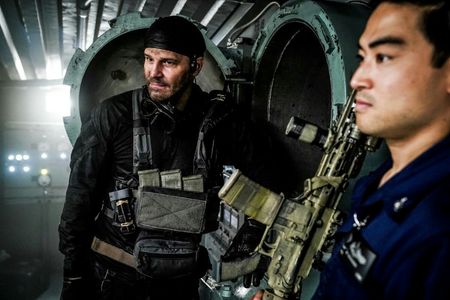 David Boreanaz and Derek Mio in SEAL Team (2017)