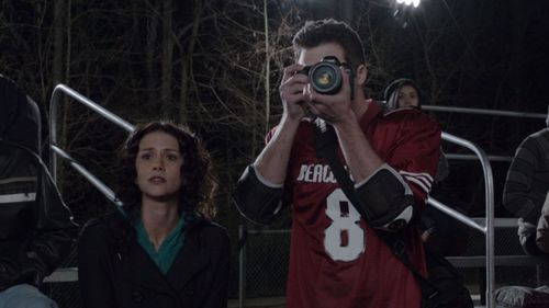 Melissa Ponzio and Stephen Ford in Teen Wolf (2011)