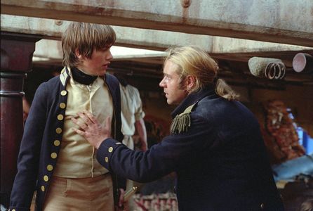 Russell Crowe and Max Benitz in Master and Commander: The Far Side of the World (2003)