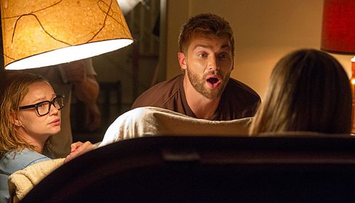 Samantha Mathis, Mike Vogel, and Megan Ketch in Under the Dome (2013)