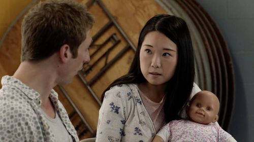 Jeremy Allen White and Jinny Chung in Shameless (2011)