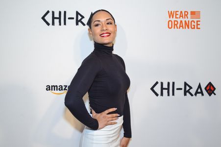 Grace Byers at an event for Chi-Raq (2015)