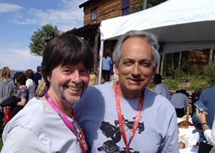 Ken Burns and Stephen Ujlaki, Telluride Film Festival