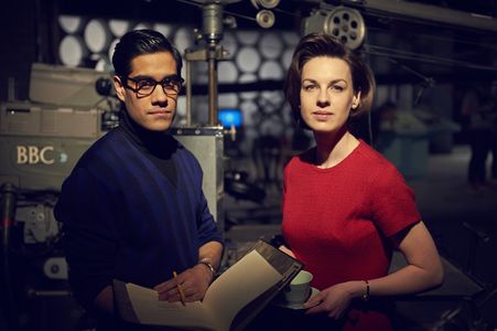 Sacha Dhawan and Jessica Raine in An Adventure in Space and Time (2013)