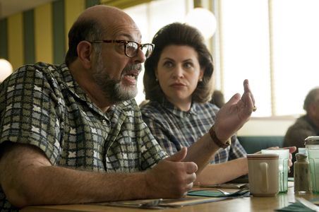 Fred Melamed and Sari Lennick in A Serious Man (2009)