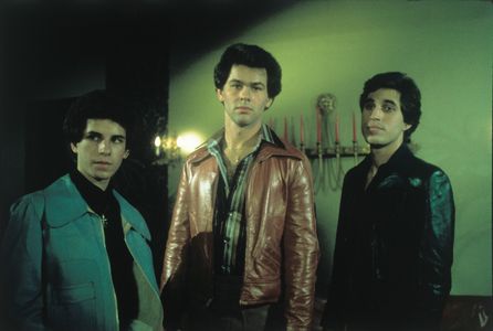 Joseph Cali, Barry Miller, and Paul Pape in Saturday Night Fever (1977)