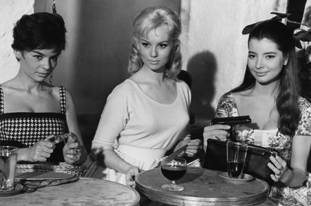 Mylène Demongeot, Pascale Petit, and Jacqueline Sassard in Three Murderesses (1959)
