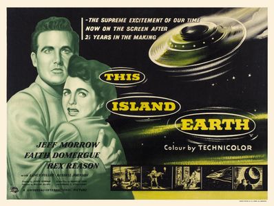 Faith Domergue and Rex Reason in This Island Earth (1955)