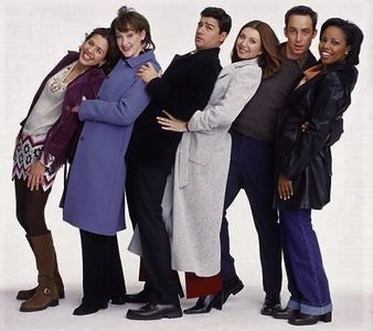 Joan Cusack, Wallace Langham, Kyle Chandler, Jessica Hecht, Donna Murphy, and Kellie Shanygne Williams in What About Joa