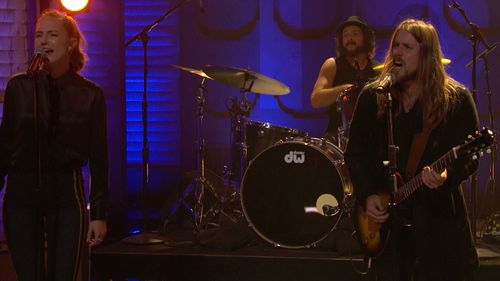 Lukas Nelson, Anthony LoGerfo, Lukas Nelson & Promise of the Real, and Hunter Elizabeth in Conan (2010)