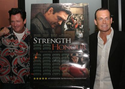 Mark Mahon and Michael Madsen at the New York International Film Festival. Mark Mahon took the Best Feature and Best Dir
