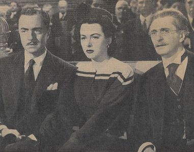 Hedy Lamarr, William Powell, and Felix Bressart in Crossroads (1942)