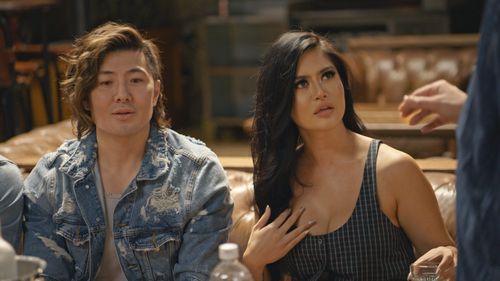 Guy Tang and Kim Lee in Bling Empire (2021)