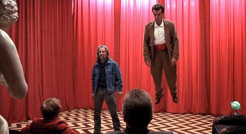 Michael J. Anderson, Frank Silva, Al Strobel, and Ray Wise in Twin Peaks: Fire Walk with Me (1992)
