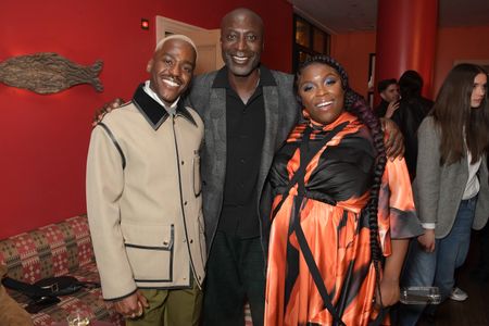 Yola, Ozwald Boateng, and Ncuti Gatwa at an event for Elvis (2022)