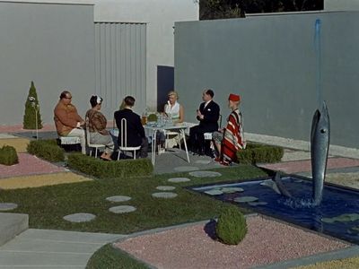 Adelaide Danieli, Lucien Frégis, Dominique Marie, Jean-François Martial, and Jean-Pierre Zola in Mon Oncle (1958)