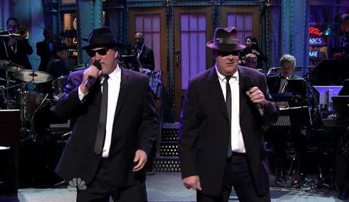 Dan Aykroyd and Jim Belushi in Saturday Night Live: 40th Anniversary Special (2015)