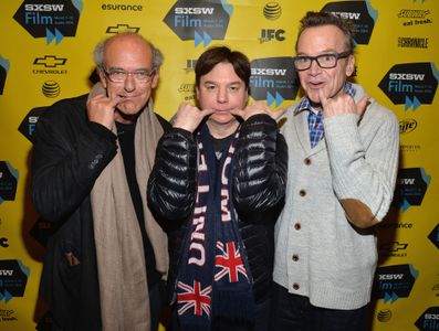 Mike Myers, Tom Arnold, and Shep Gordon at an event for Supermensch (2013)