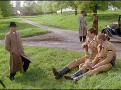 Anthony Howell, Michael Kitchen, Peter Stark, Honeysuckle Weeks, and Tom Frederic in Foyle's War (2002)