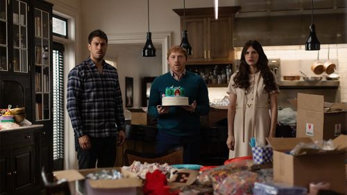 Rupert Grint, Toby Kebbell, and Nell Tiger Free in Servant (2019)