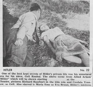 Richard Basehart and Cordula Trantow in Hitler (1962)