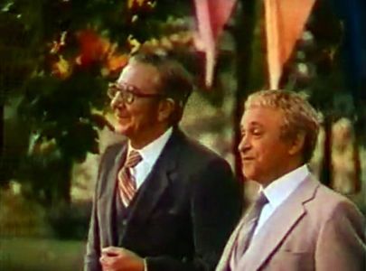 Rolan Bykov and Vadim Vilskiy in Dusha (1981)