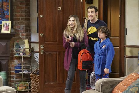 Danielle Fishel, Ben Savage, and August Maturo in Girl Meets World (2014)