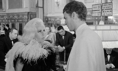 Claude Mann and Jeanne Moreau in Bay of Angels (1963)