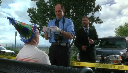 Regan Burns, William Petersen, and Marc Vann in CSI: Crime Scene Investigation (2000)