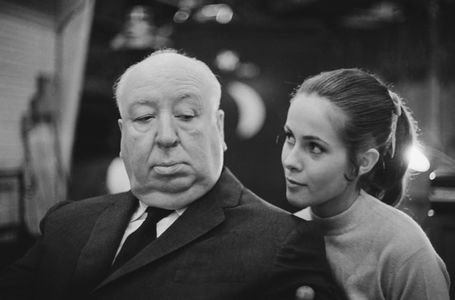 Alfred Hitchcock and Claude Jade in Topaz (1969)