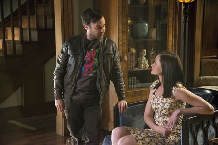 Alexis Bledel and Danny Strong in Gilmore Girls: A Year in the Life (2016)