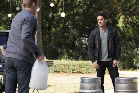 Zach Roerig and Michael Trevino in The Vampire Diaries (2009)