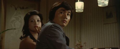 Kensaku Morita and Junko Natsu in The Castle of Sand (1974)