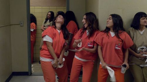 Gabrielle Ruiz as Singing Inmate #2 on Orange Is The New Black Season 4, Episode 2 