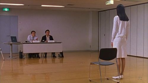 Ryo Ishibashi, Jun Kunimura, and Eihi Shiina in Audition (1999)