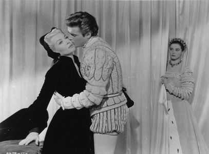 Roger Moore, Lana Turner, and Marisa Pavan in Diane (1956)