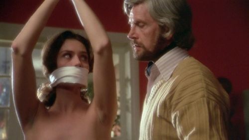 Corinne Cléry and Anthony Steel in The Story of O (1975)