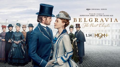 Benjamin Wainwright and Harriet Slater in Belgravia: The Next Chapter (2024)