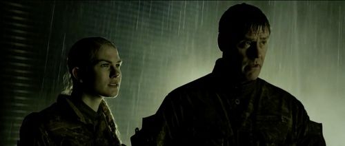 Steven Waddington and Eleanor Williams in Halo: Nightfall (2014)