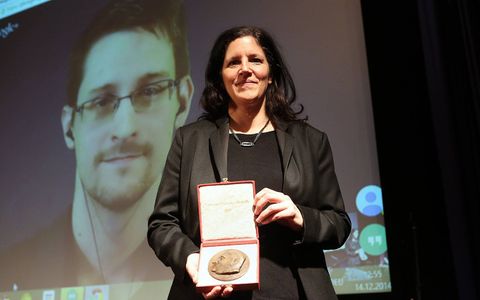 Laura Poitras and Edward Snowden