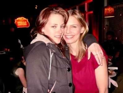 Vanessa Hope and Kristen Stewart at the Adventureland after party at the Sundance Film Festival