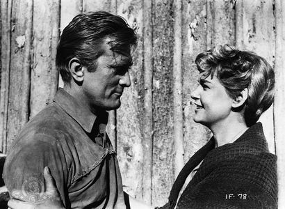 Kirk Douglas and Diana Douglas in The Indian Fighter (1955)