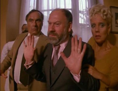 Georgina Hale, Emrys James, and Conrad Phillips in Hammer House of Horror (1980)