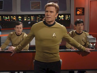 Grant Imahara, Daniel Logan, and Vic Mignogna in Star Trek Continues (2013)
