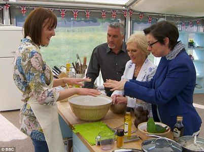 Sue Perkins, Mary Berry, Paul Hollywood, and Frances Quinn in The Great British Baking Show (2010)