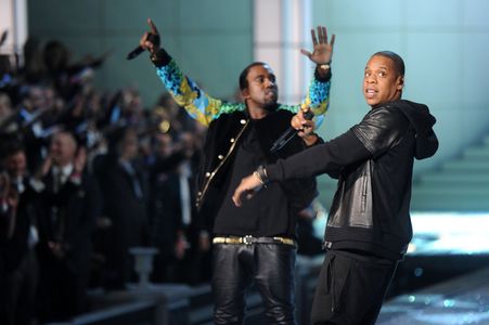 Jay-Z and Ye at an event for The Victoria's Secret Fashion Show (2011)